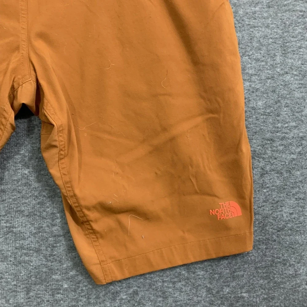 The North Face Beyond The Wall Rock Flashdry XD Shorts Men 38 Orange Hiking Camp